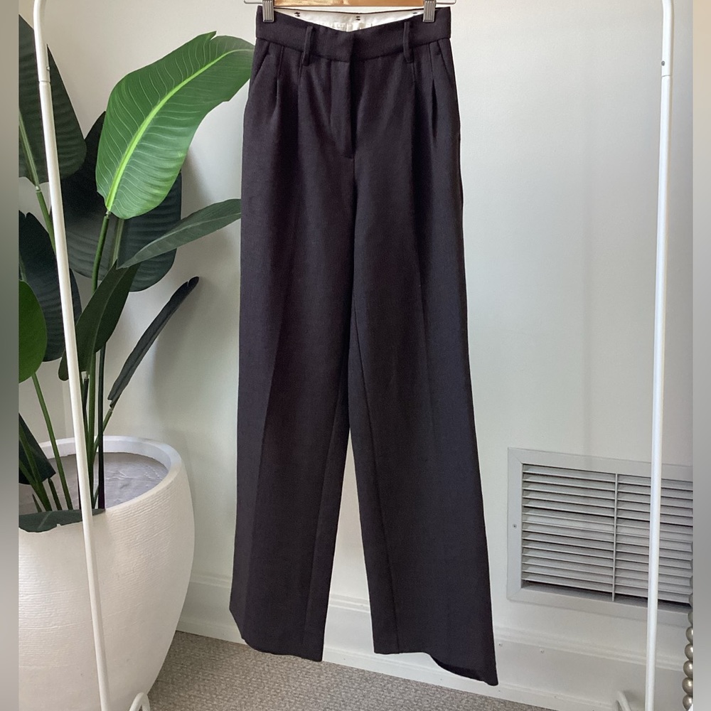 Aritzia wool effortless pant